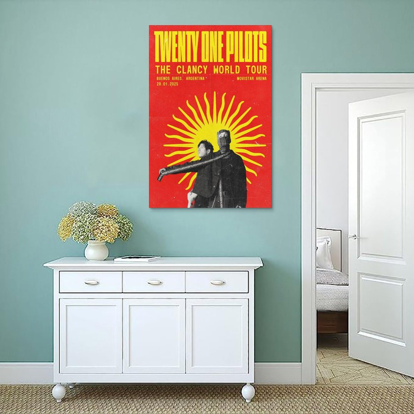 Twenty One Pilots Poster 2024 The Clancy Tour Canvas Art Poster
